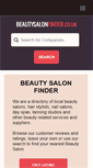 Mobile Screenshot of beautysalon-finder.co.uk